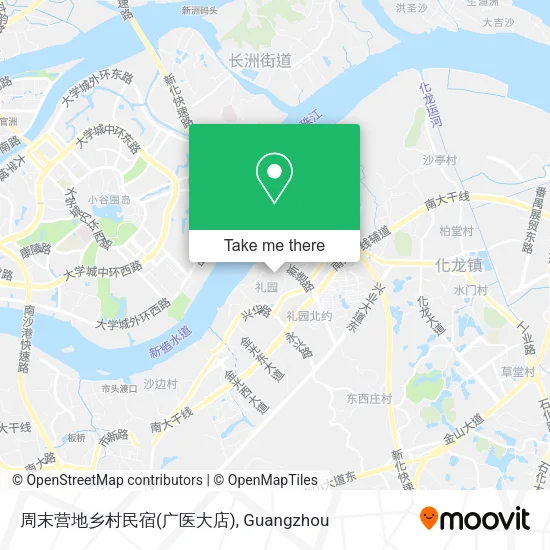 周末营地乡村民宿(广医大店) map