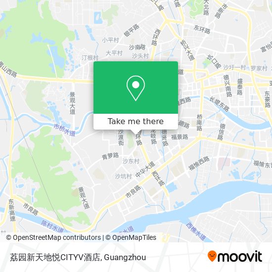 荔园新天地悦CITYV酒店 map