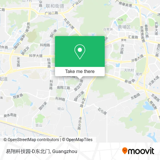 易翔科技园-D东北门 map