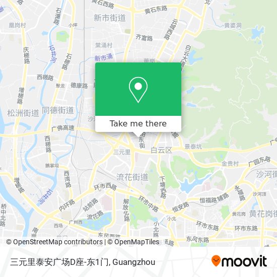 三元里泰安广场D座-东1门 map