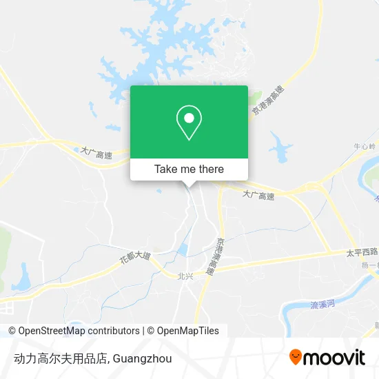 动力高尔夫用品店 map