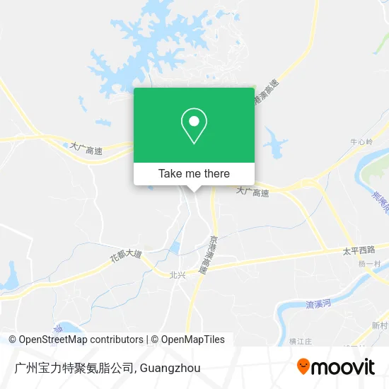 广州宝力特聚氨脂公司 map