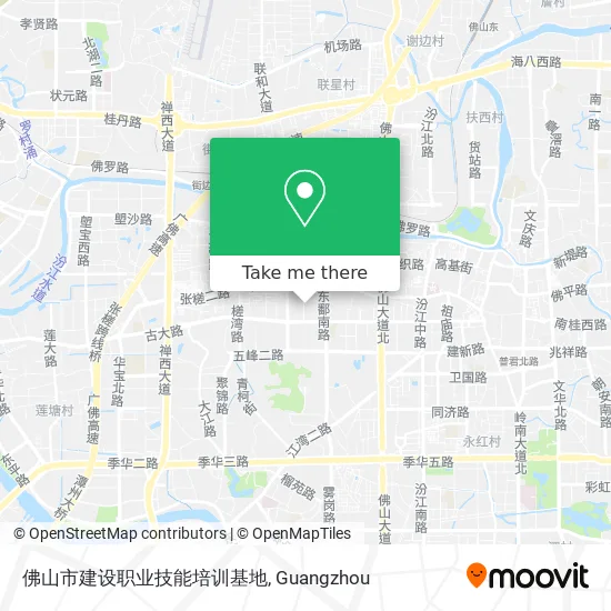 佛山市建设职业技能培训基地 map