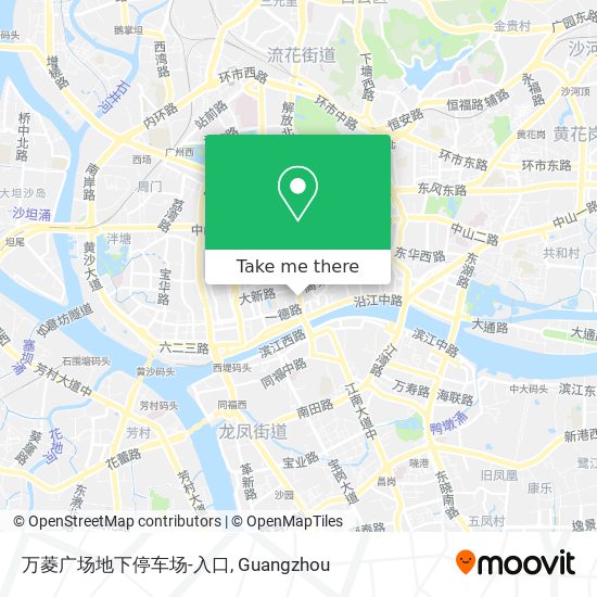 万菱广场地下停车场-入口 map