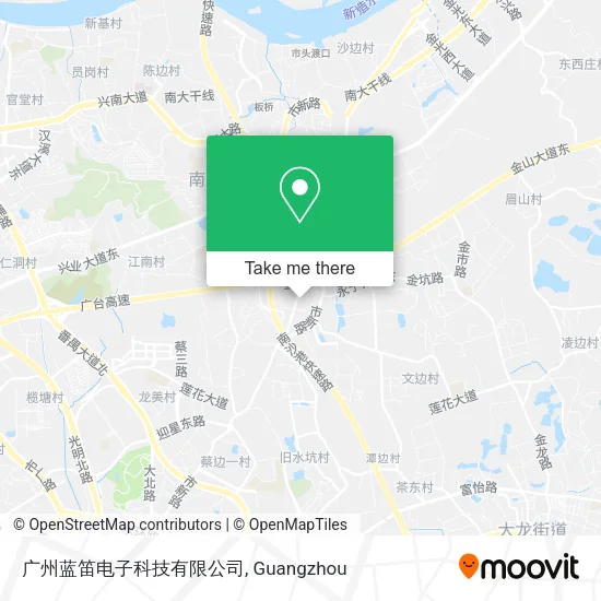 广州蓝笛电子科技有限公司 map