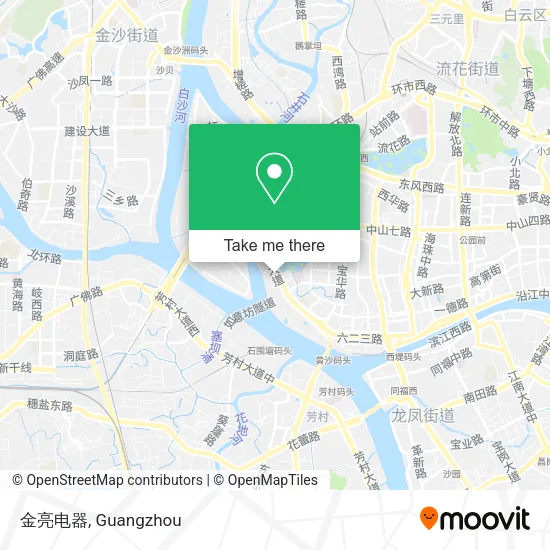 金亮电器 map