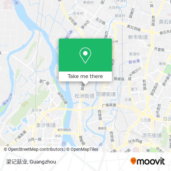 梁记菇业 map