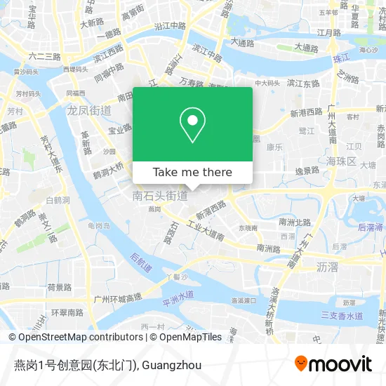 燕岗1号创意园(东北门) map