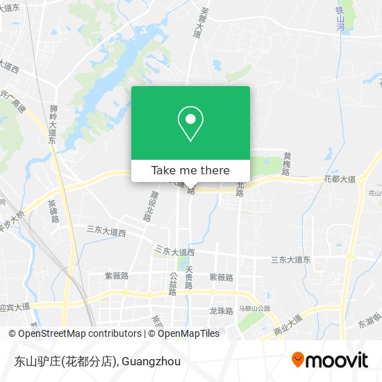 东山驴庄(花都分店) map