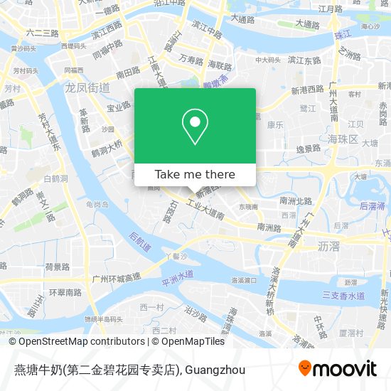 燕塘牛奶(第二金碧花园专卖店) map
