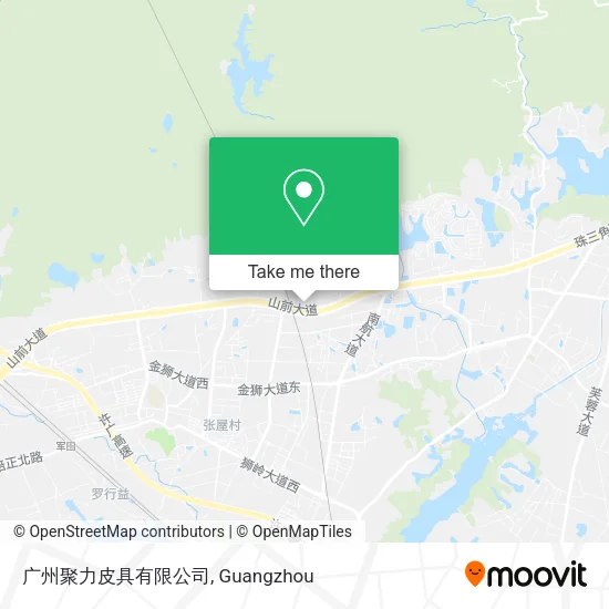 广州聚力皮具有限公司 map
