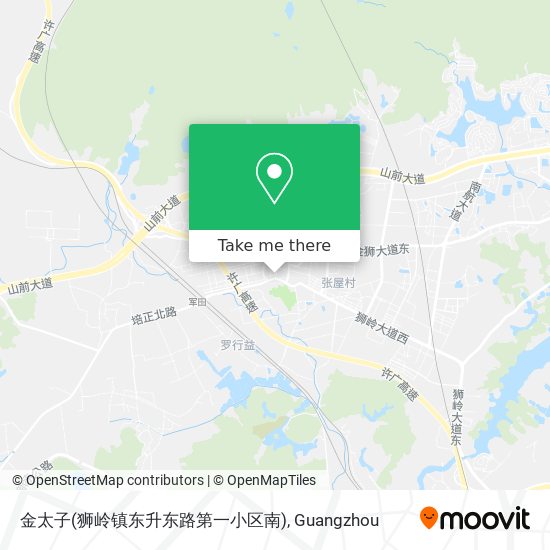 金太子(狮岭镇东升东路第一小区南) map