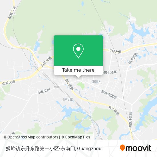狮岭镇东升东路第一小区-东南门 map
