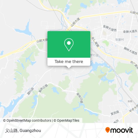 义山路 map