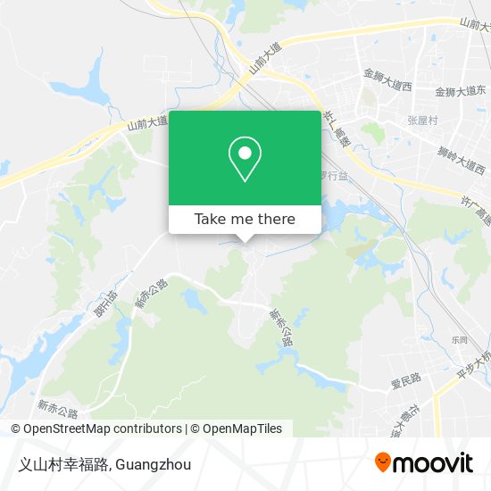 义山村幸福路 map
