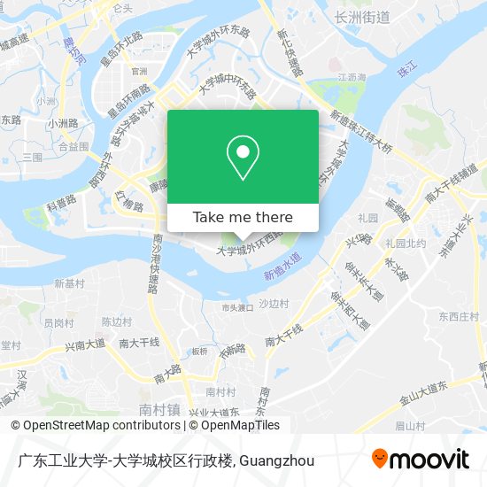 广东工业大学-大学城校区行政楼 map