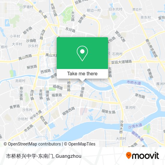 市桥桥兴中学-东南门 map