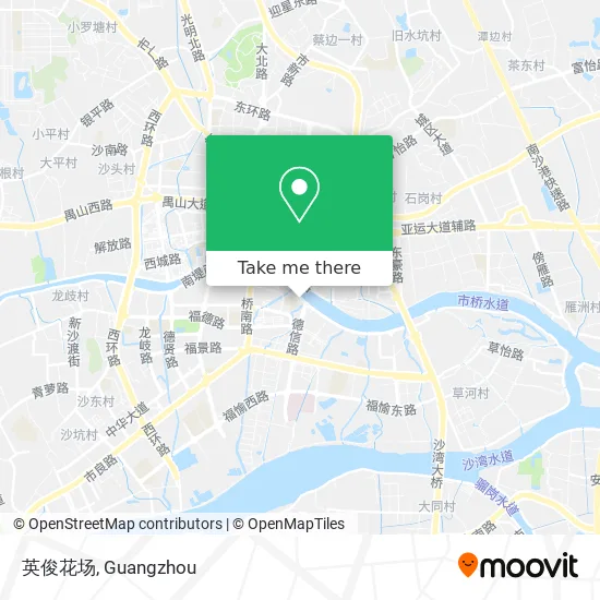 英俊花场 map