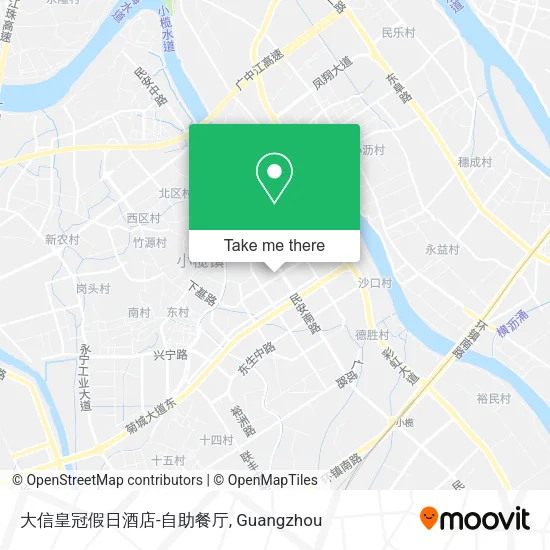 大信皇冠假日酒店-自助餐厅 map