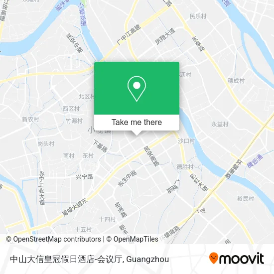 中山大信皇冠假日酒店-会议厅 map