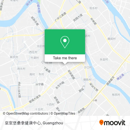 皇室堡桑拿健康中心 map