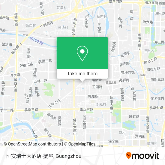 恒安瑞士大酒店-蟹屋 map