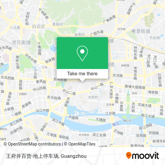 王府井百货-地上停车场 map