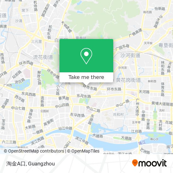 淘金A口 map