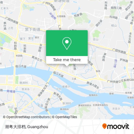 潮粤大排档 map