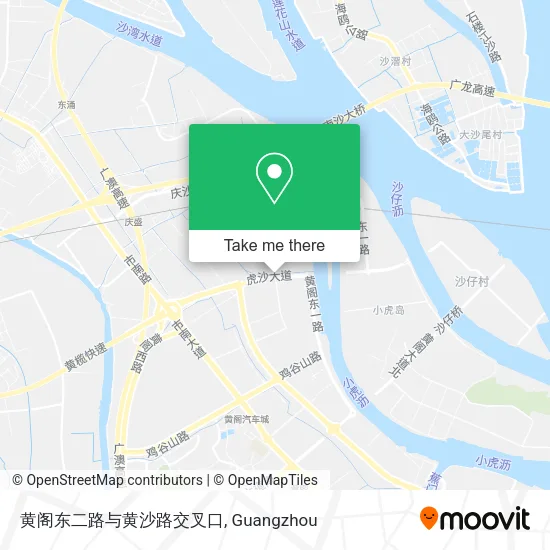 黄阁东二路与黄沙路交叉口 map