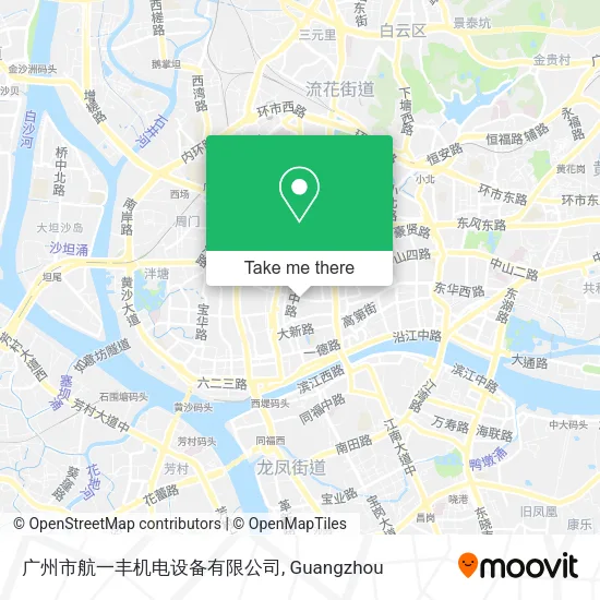 广州市航一丰机电设备有限公司 map