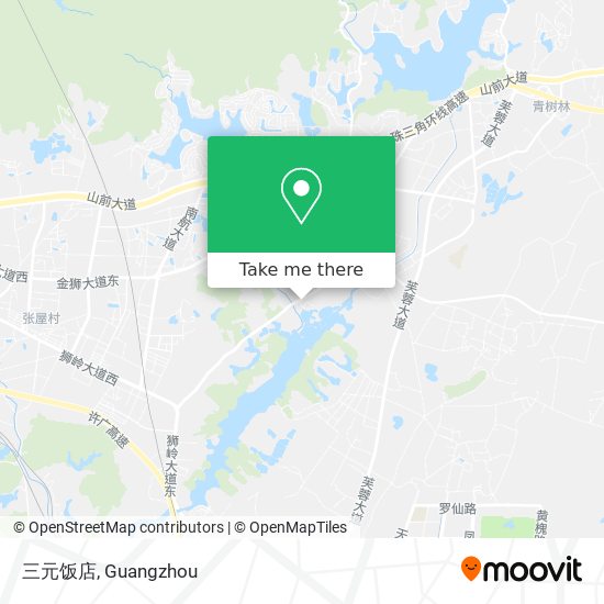 三元饭店 map