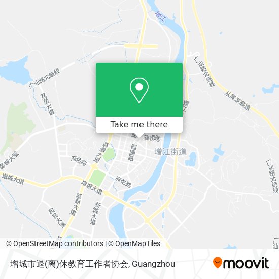 增城市退(离)休教育工作者协会 map