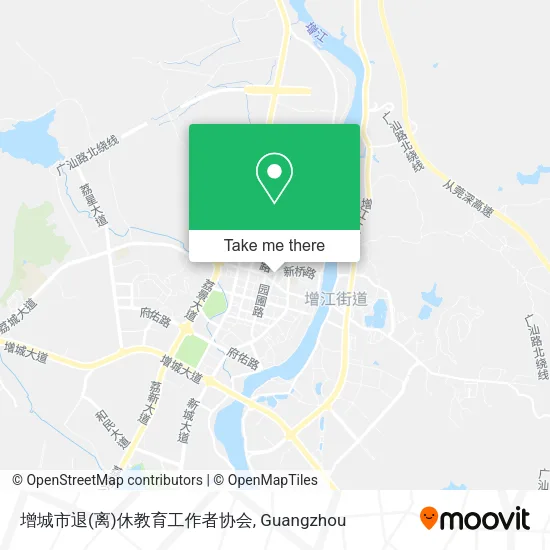 增城市退(离)休教育工作者协会 map