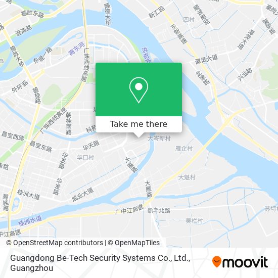 Guangdong Be-Tech Security Systems Co., Ltd. map
