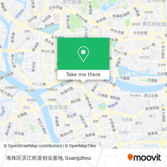 海珠区滨江街道创业基地 map