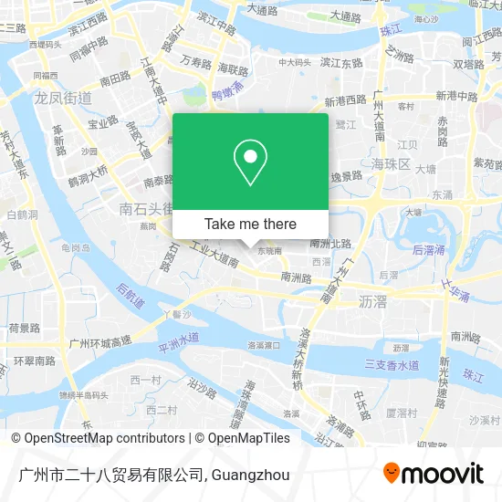 广州市二十八贸易有限公司 map