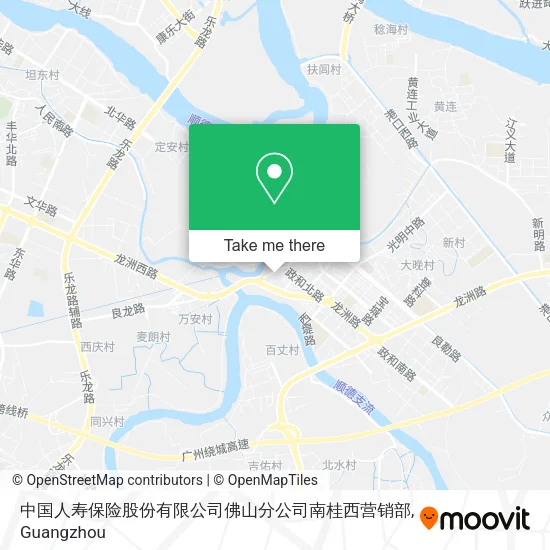 中国人寿保险股份有限公司佛山分公司南桂西营销部 map