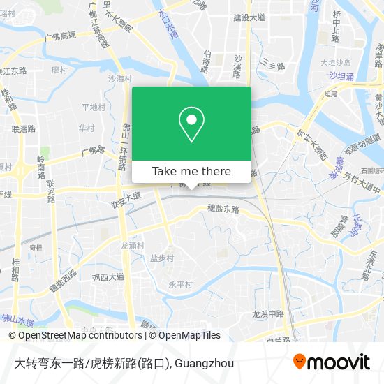 大转弯东一路/虎榜新路(路口) map