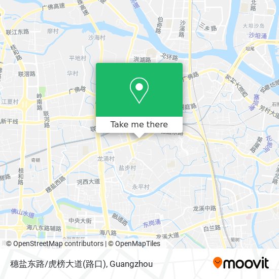 穗盐东路/虎榜大道(路口) map