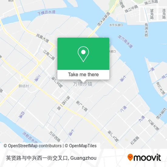 英贤路与中兴西一街交叉口 map