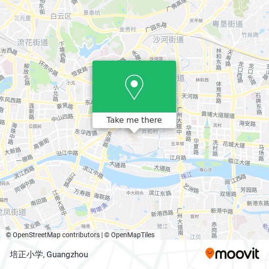 培正小学 map