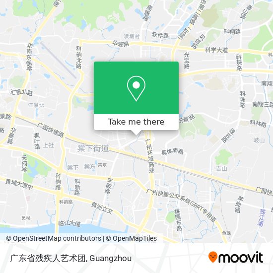 广东省残疾人艺术团 map