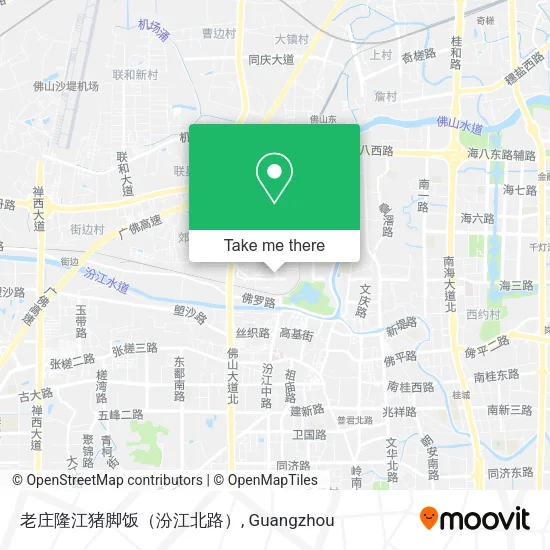 老庄隆江猪脚饭（汾江北路） map