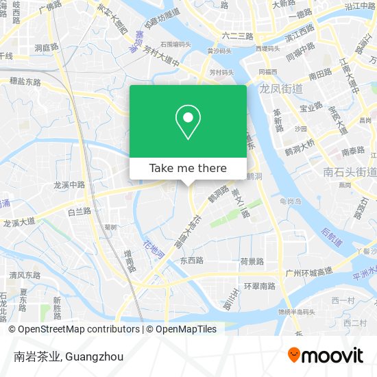 南岩茶业 map