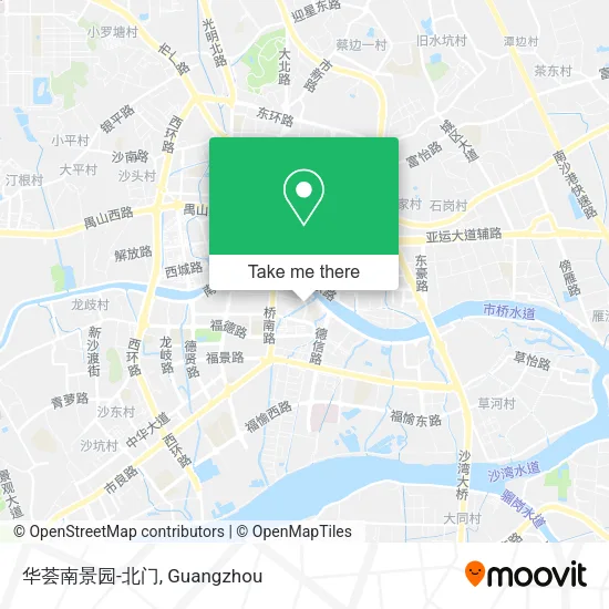 华荟南景园-北门 map