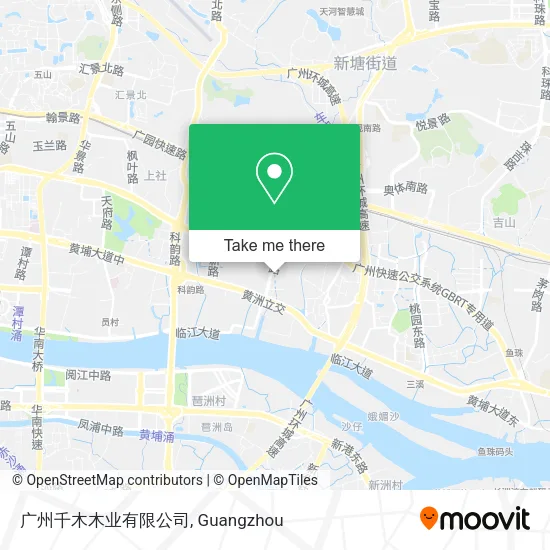 广州千木木业有限公司 map