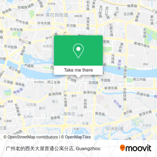 广州老的西关大屋普通公寓分店 map