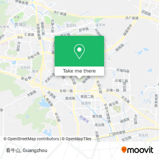 看牛山 map