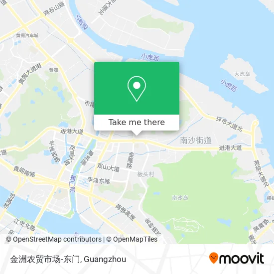 金洲农贸市场-东门 map